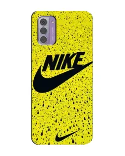 Чохол для Nokia G42 з картинкою «Жовтий текстурний Nike»