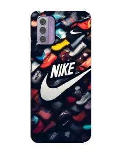 Чохол для Nokia G42 з картинкою «Колекція кросівок Nike»