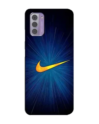 Чехол для Nokia G42 с картинкой «Синий пульс Nike» Чехол для Nokia G42 с картинкой «Синий пульс Nike»