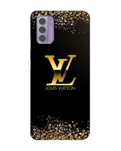 Чехол для Nokia G42 с картинкой «LV — золотые искры»
