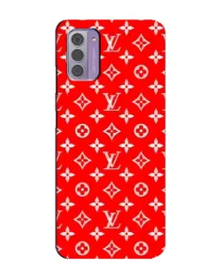 Чехол для Nokia G42 с картинкой «Яркий паттерн LV»