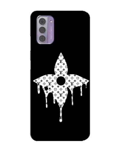 Чехол для Nokia G42 с картинкой «Цветочная монограмма»