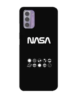 Чехол для Nokia G42 с картинкой «NASA — технический принт» Чехол для Nokia G42 с картинкой «NASA — технический принт»