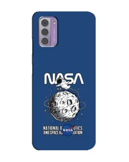 Чехол для Nokia G42 с картинкой «NASA — лунная миссия» Чехол для Nokia G42 с картинкой «NASA — лунная миссия»