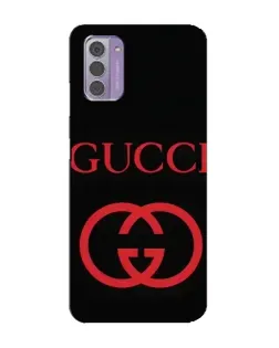 Чохол для Nokia G42 з картинкою «Gucci — червоний логотип»