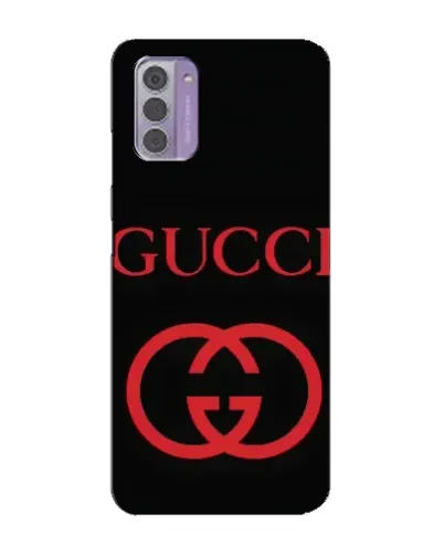 Чехол для Nokia G42 с картинкой «Gucci — красный логотип»