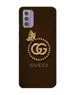 Чохол для Nokia G42 з картинкою «Gucci — золотий метелик»