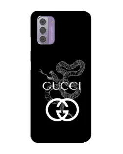 Чохол для Nokia G42 з картинкою «Gucci — срібна змія»