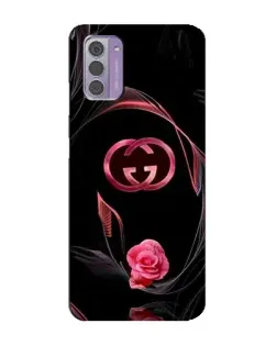 Чохол для Nokia G42 з картинкою «Gucci — неонова троянда»