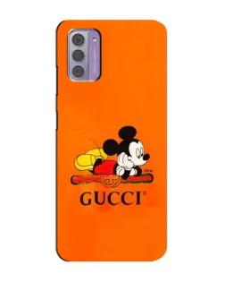 Чохол для Nokia G42 з картинкою «Міккі Маус Gucci — помаранч»