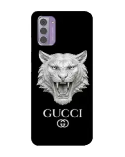 Чохол для Nokia G42 з картинкою «Gucci — срібний лев»