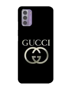 Чохол для Nokia G42 з картинкою «Gucci — золото на чорному»