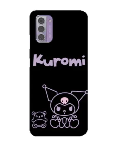 Чехол для Nokia G42 с картинкой «Kuromi — черный минимализм»