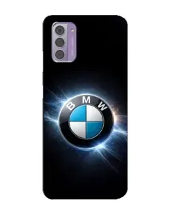 Чехол для Nokia G42 с картинкой «BMW — неоновое сияние»