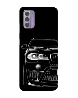 Чехол для Nokia G42 с картинкой «Темный силуэт BMW»