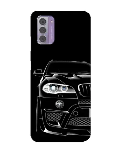 Чехол для Nokia G42 с картинкой «Темный силуэт BMW»