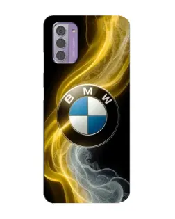 Чехол для Nokia G42 с картинкой «Золотистый дым BMW»