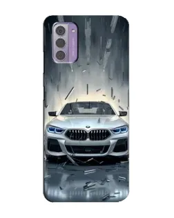 Чехол для Nokia G42 с картинкой «BMW в свете фар»