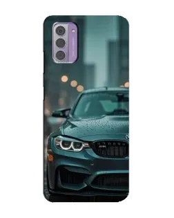 Чехол для Nokia G42 с картинкой «BMW в огнях города»