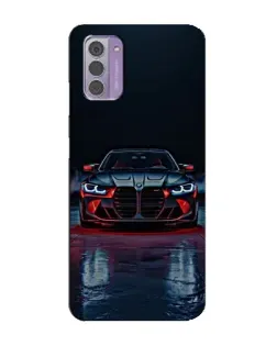Чехол для Nokia G42 с картинкой «BMW на мокрой дороге»