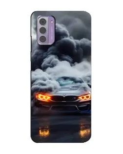 Чехол для Nokia G42 с картинкой «BMW в дыму»