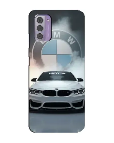 Чехол для Nokia G42 с картинкой «BMW в белом дыму» Чехол для Nokia G42 с картинкой «BMW в белом дыму»