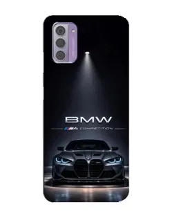 Чохол для Nokia G42 з картинкою «BMW крізь нічне місто» Чохол для Nokia G42 з картинкою «BMW крізь нічне місто»