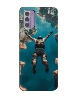 Чехол для Nokia G42 с картинкой «PUBG — свободное падение»