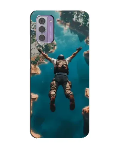 Чехол для Nokia G42 с картинкой «PUBG — свободное падение»