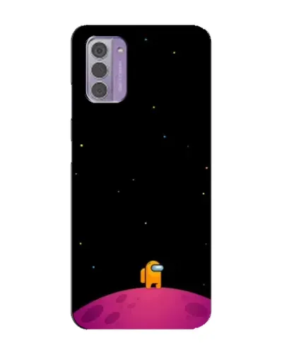 Чехол для Nokia G42 с картинкой «Одинокий герой на планете»