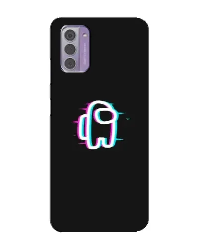 Чехол для Nokia G42 с картинкой «Among Us неон»