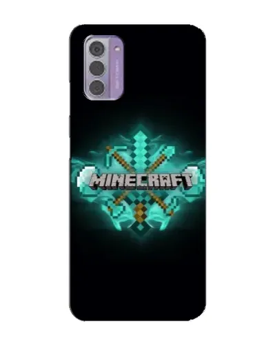 Чехол для Nokia G42 с картинкой «Minecraft Diamond лого»
