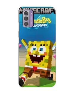 Чохол для Nokia G42 з картинкою «Губка Боб Minecraft» Чохол для Nokia G42 з картинкою «Губка Боб Minecraft»