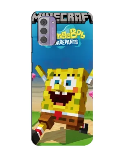Чохол для Nokia G42 з картинкою «Губка Боб Minecraft» Чохол для Nokia G42 з картинкою «Губка Боб Minecraft»