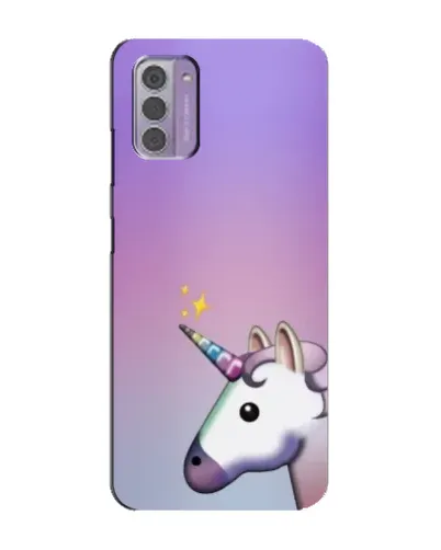 Чехол для Nokia G42 с картинкой «Единорог градиент»