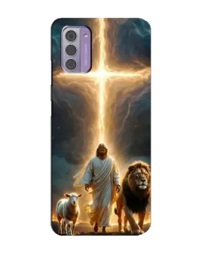 Чехол для Nokia G42 с картинкой «Лев Иуды и Свет»