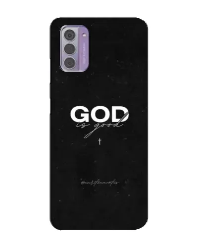 Чехол для Nokia G42 с картинкой «GOD — Бог над всем»