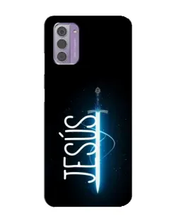 Чехол для Nokia G42 с картинкой «Меч Духа Jesus»