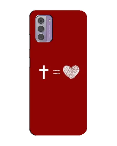 Чехол для Nokia G42 с картинкой «Уравнение любви» Чехол для Nokia G42 с картинкой «Уравнение любви»