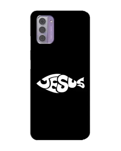 Чехол для Nokia G42 с картинкой «Рыба Jesus» Чехол для Nokia G42 с картинкой «Рыба Jesus»
