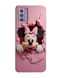 Чехол для Nokia G42 с картинкой «Минни сквозь стену»