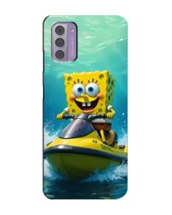 Чехол для Nokia G42 с картинкой «Спанч Боб на гидроцикле» Чехол для Nokia G42 с картинкой «Спанч Боб на гидроцикле»