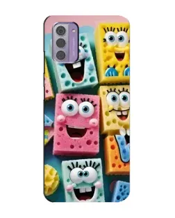 Чехол для Nokia G42 с картинкой «Цветные губки» Чехол для Nokia G42 с картинкой «Цветные губки»