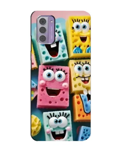 Чехол для Nokia G42 с картинкой «Цветные губки»