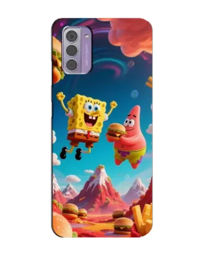 Чехол для Nokia G42 с картинкой «Космический фастфуд»