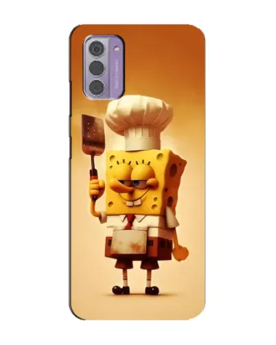 Чехол для Nokia G42 с картинкой «Губка Боб повар»