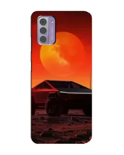 Чехол для Nokia G42 с картинкой «Cybertruck на Марсе»