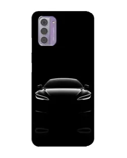 Чехол для Nokia G42 с картинкой «Силуэт Tesla Night»
