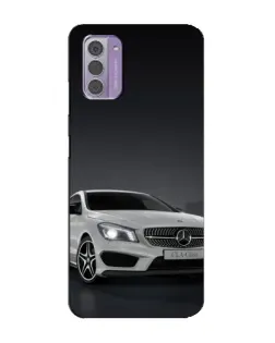 Чехол для Nokia G42 с картинкой «Mercedes AMG GT Silver»