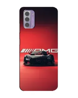 Чехол для Nokia G42 с картинкой «Mercedes AMG — красная линия»
